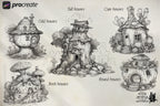 200+ Fairy House Procreate Brushes: Unique Coloring Designs