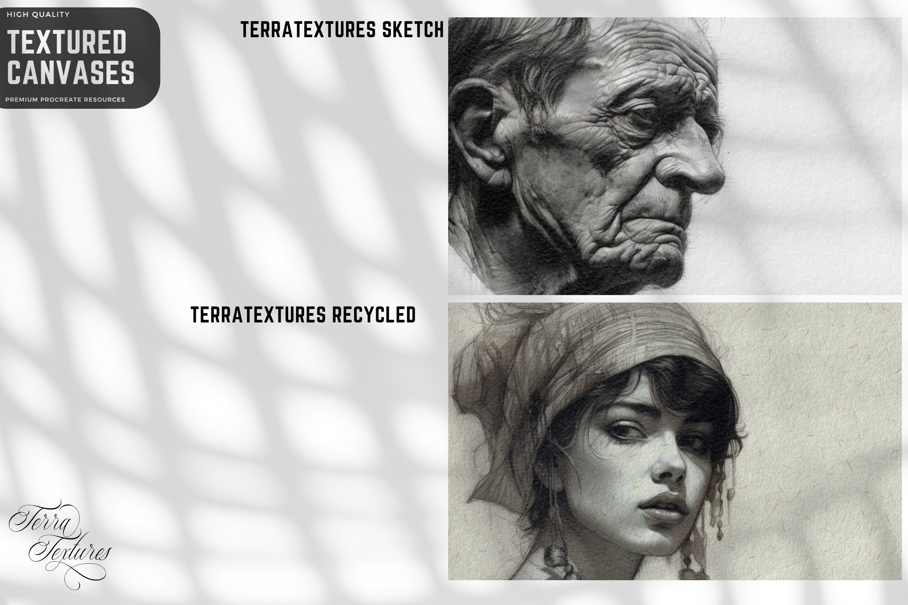 TerraTextures, Professional Dry Brush bundle, custom brushes for Procreate