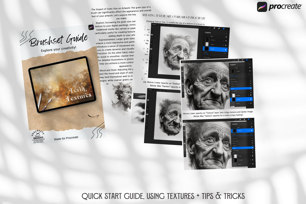 TerraTextures, Professional Dry Brush bundle, custom brushes for Procreate