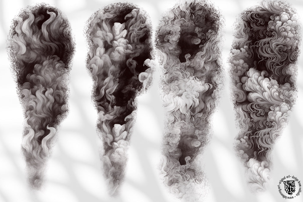 Smoke textured brushes ~ Texturemania ~ custom brushes for Procreate