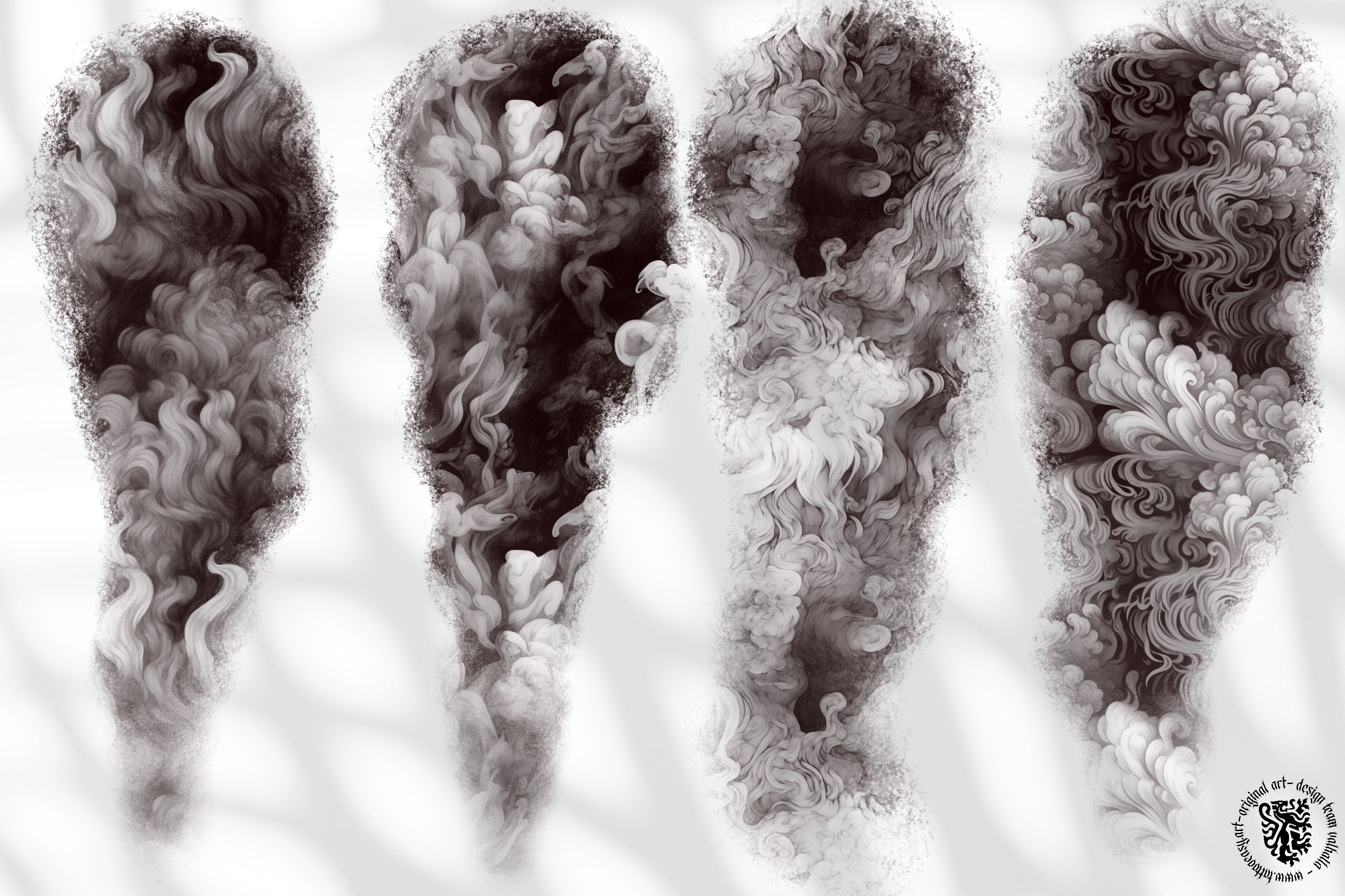 Smoke textured brushes ~ Texturemania ~ custom brushes for Procreate