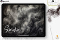 Smoke textured brushes ~ Texturemania ~ custom brushes for Procreate