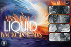 Abstract liquid textures ~ Texturemania ~ custom brushes for Procreate