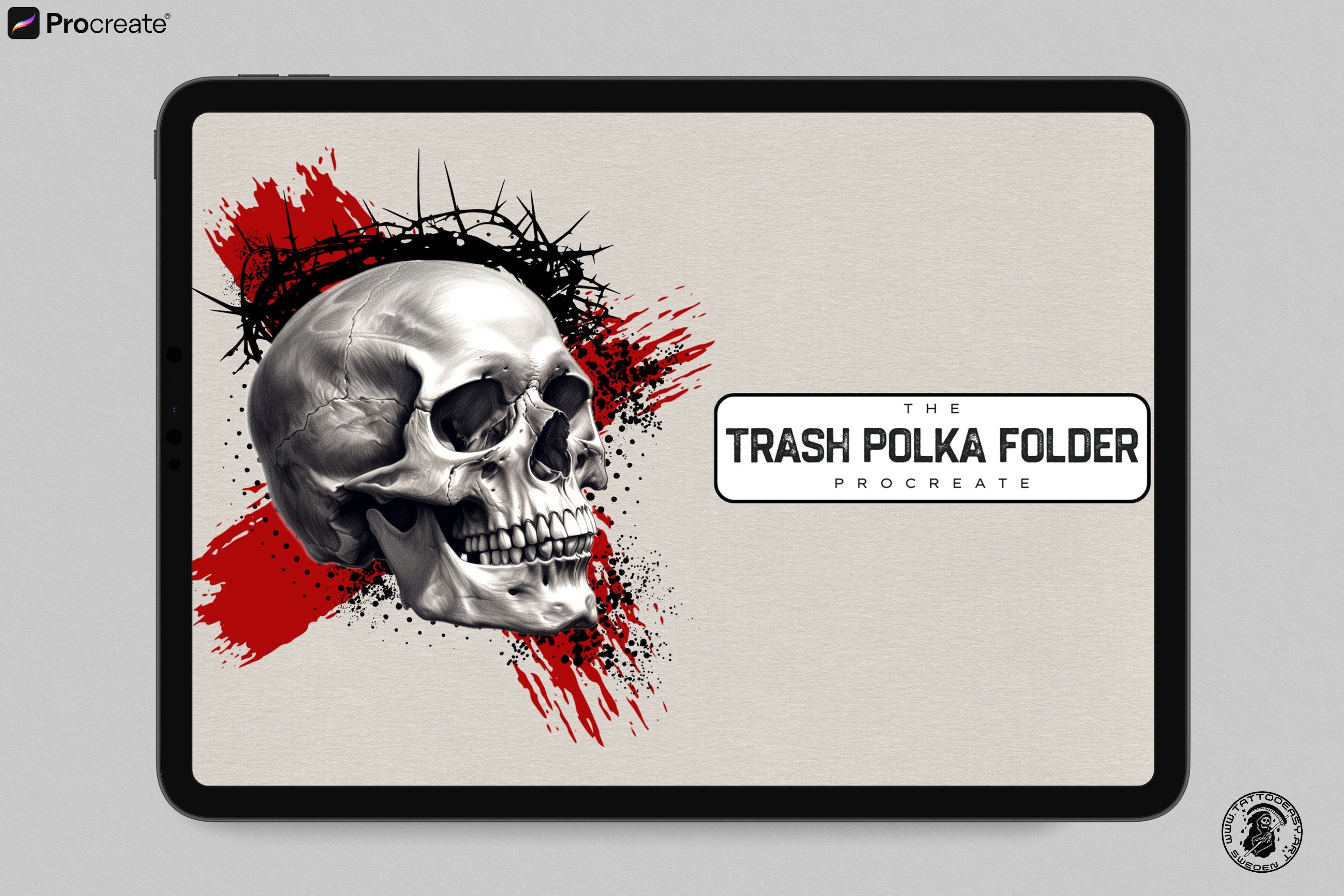 Trash Polka Tattoo Designs: 100 Procreate References