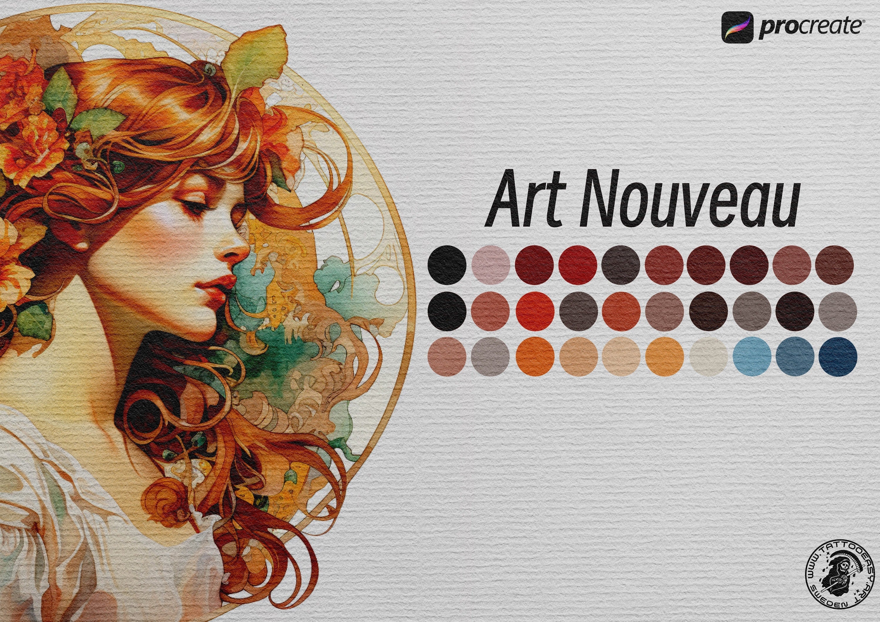 The ultimate palette collection, custom palettes for Procreate
