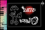 Master Graffiti - handmade, custom construction kit, custom brushes for Procreate