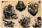 Trash Polka Tattoo Designs: 100 Procreate References