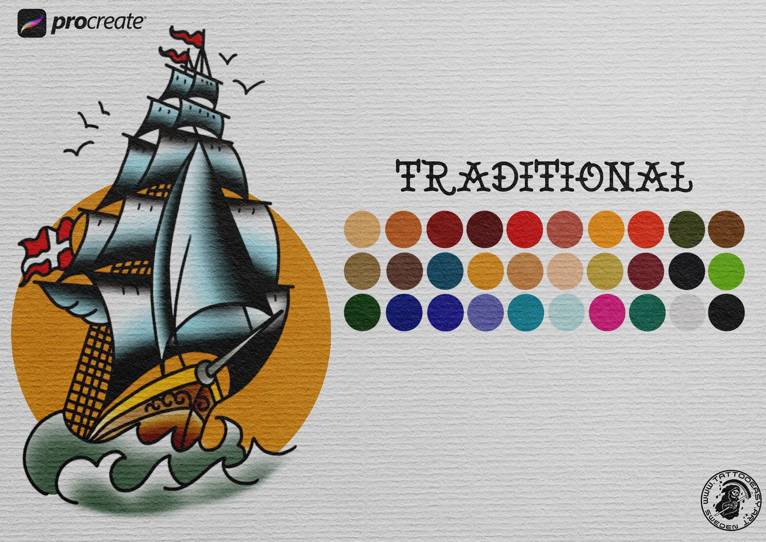 The ultimate palette collection, custom palettes for Procreate