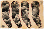 The Japanese Folder / Creative procreate tattoo construction kit for Procreate