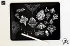Ornamental tattoo designer / builder kit for Procreate