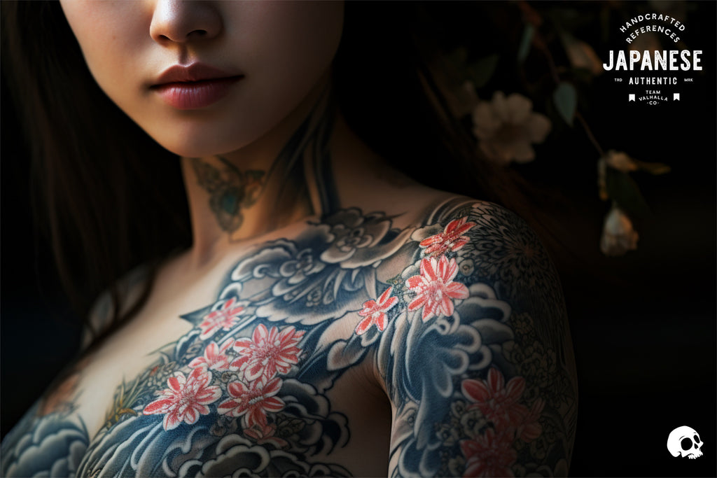 The Japanese Folder / Creative procreate tattoo construction kit for Procreate