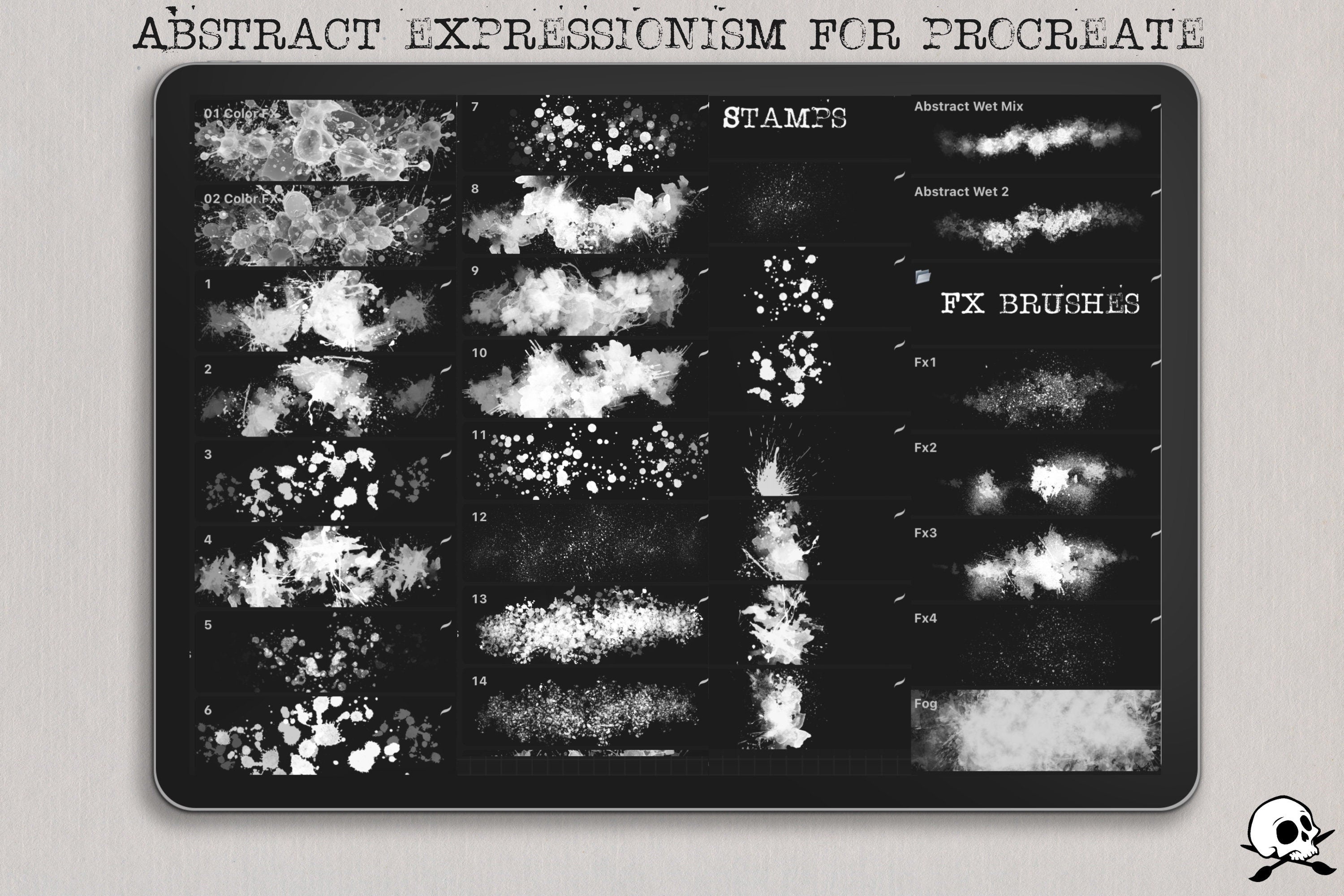 Abstract Expressionism ~ Procreate abstract paint bundle