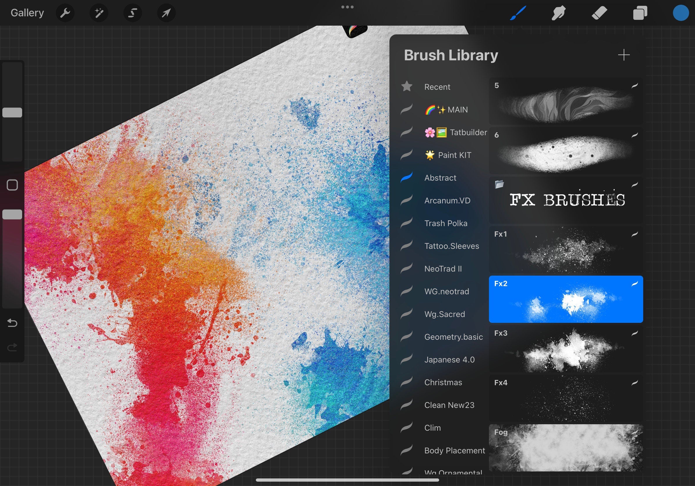Abstract Expressionism ~ Procreate abstract paint bundle