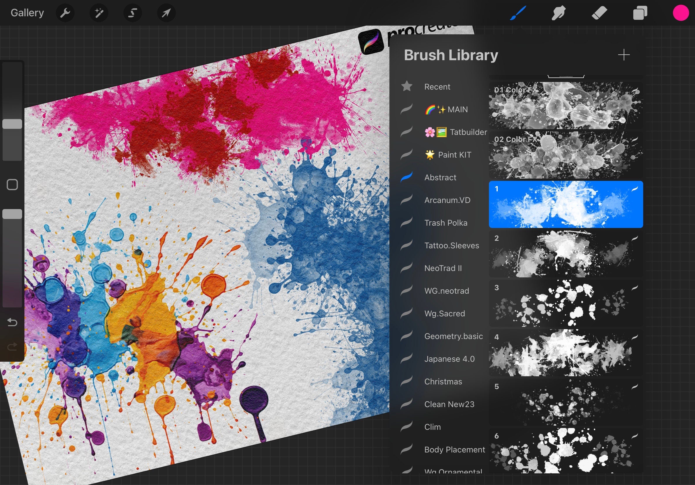 Abstract Expressionism ~ Procreate abstract paint bundle