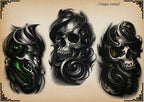 Biomech diy kit for procreate mech / steampunk