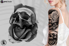 Custom art, Skulls and Flowers, 60+ designs & stencils included, 100% unique references