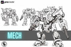 Mech Reference Collection: Procreate Anime Coloring Projects (Digital Download)
