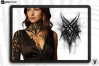 Goth Ink Tattoo Art: Procreate Stamps, Dark Calligraphy (Digital Download)