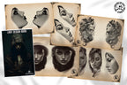 Lady design book / Tattoo flash pdf book