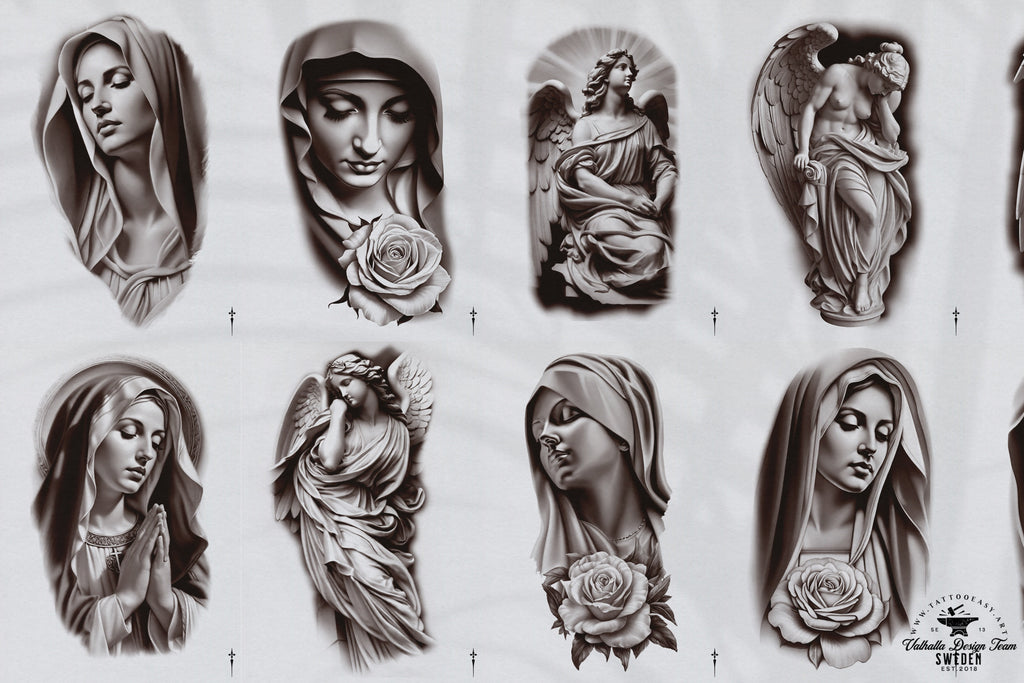 Tattoo E-Books collection (Pdf) Religious Tattoo Sleeves, 51 unique designs