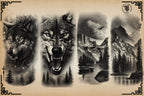 Wildlife vol.2 , 50 unique tattoo sleeves by Team Valhalla