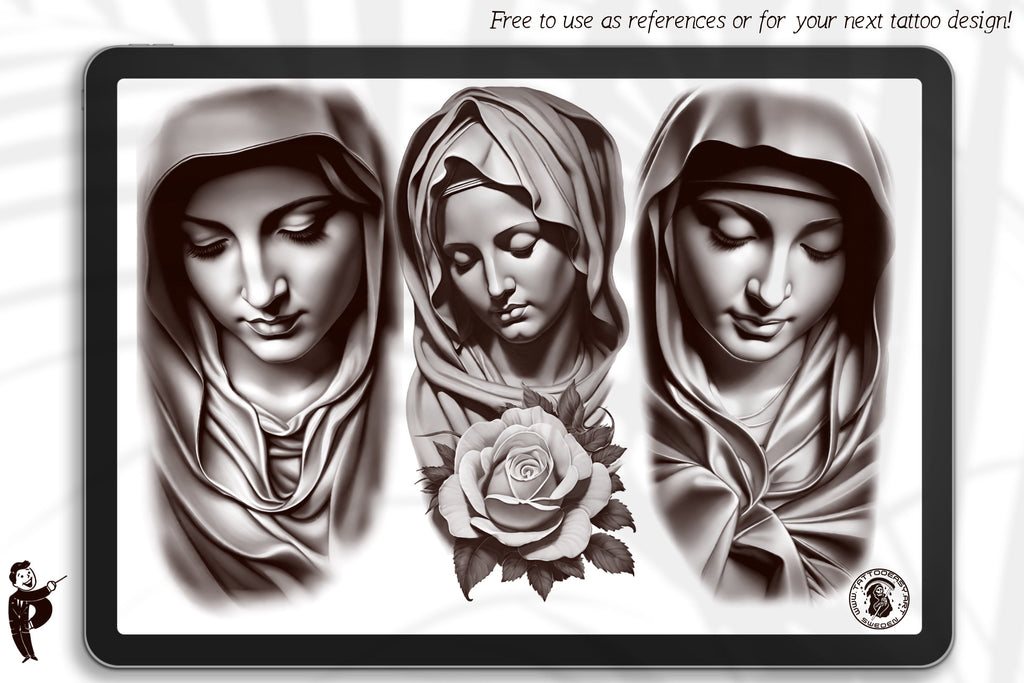 Procreate, Religious reference folder, 200 artworks, png, procreate stamps &pdf included