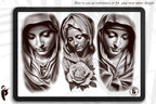 Procreate, Religious reference folder, 200 artworks, png, procreate stamps &pdf included