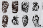 Tattoo E-Books collection (Pdf) Religious Tattoo Sleeves, 51 unique designs
