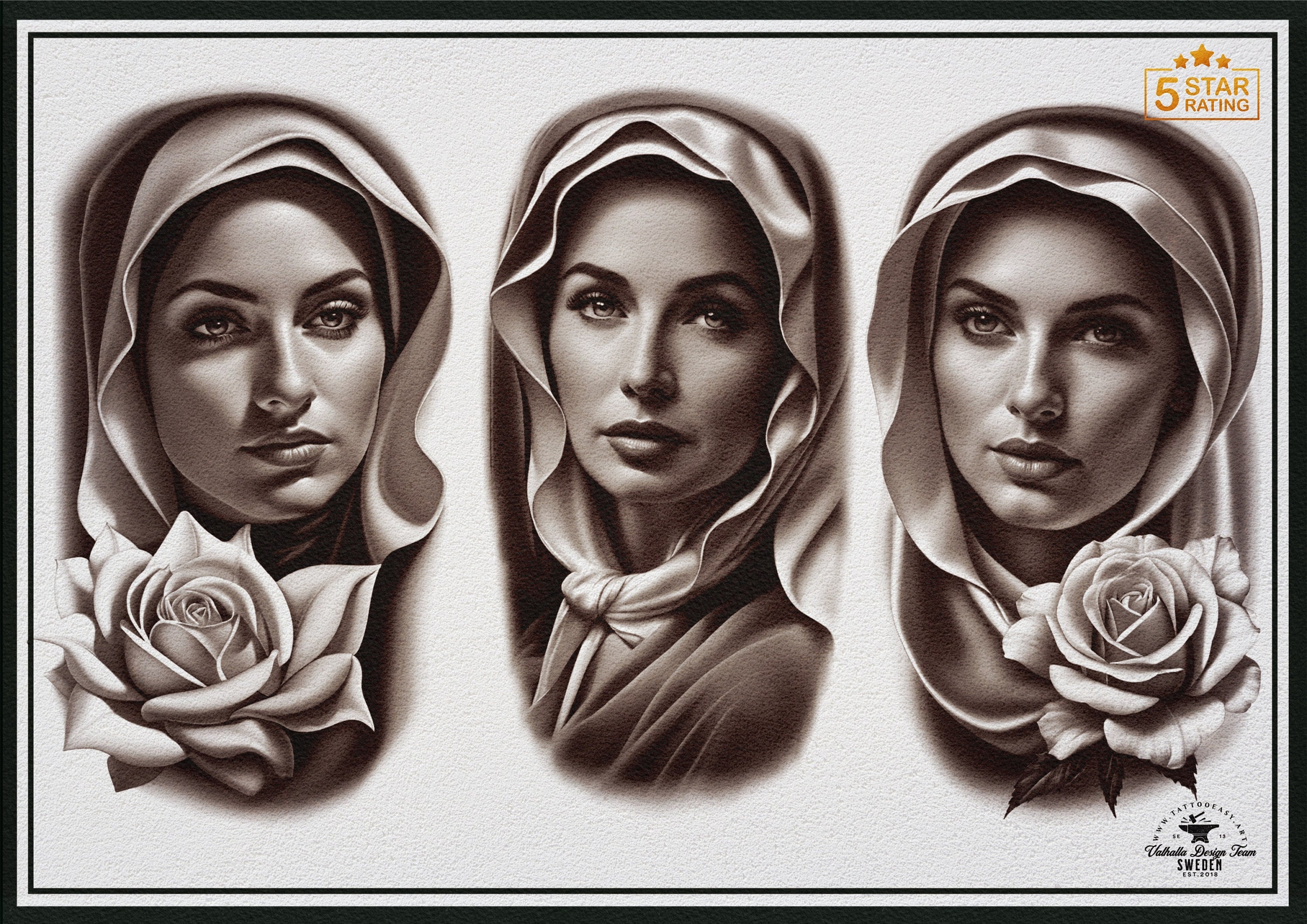 Religious B&g realism design bundle XL collection, custom designs for Procreate
