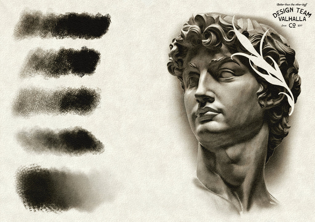 The Pencil Hatch Artist, custom brushes for Procreate