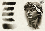 The Pencil Hatch Artist, custom brushes for Procreate