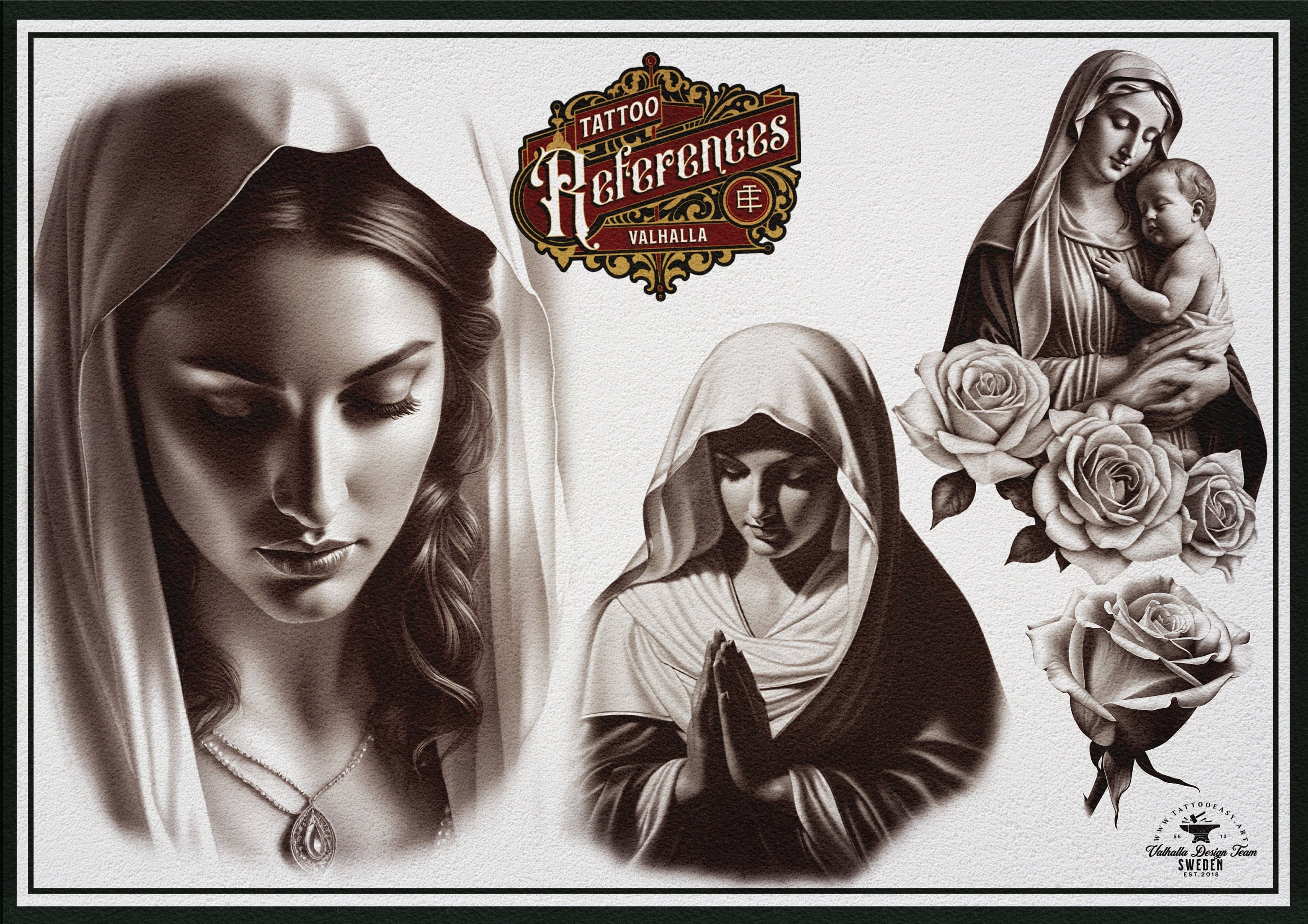 Religious B&g realism design bundle XL collection, custom designs for Procreate