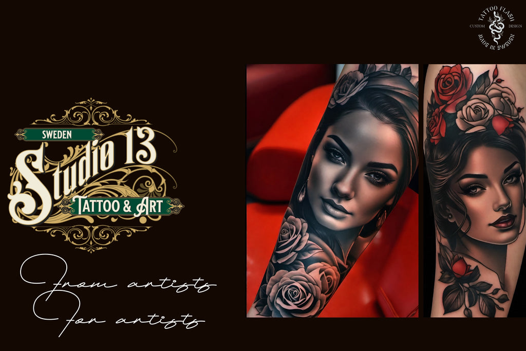 The lady design kit, 200+ custom made tattoo references & stencils