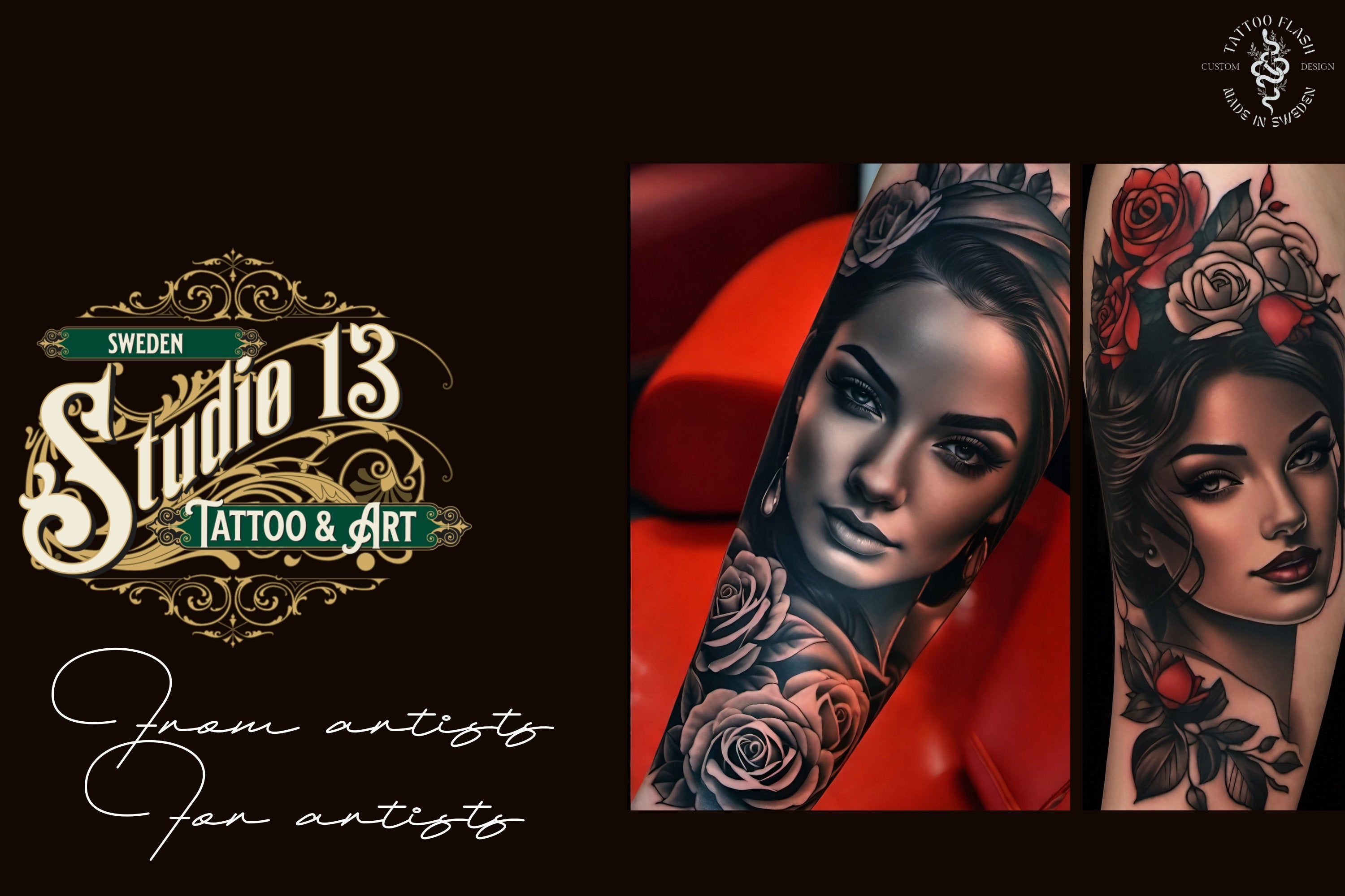 The lady design kit, 200+ custom made tattoo references & stencils