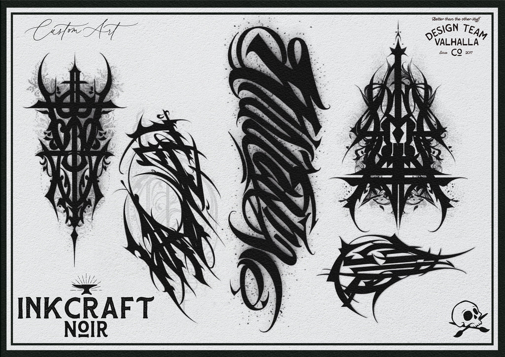 InkCraft Noir vol.2 - creative calligraphy artist