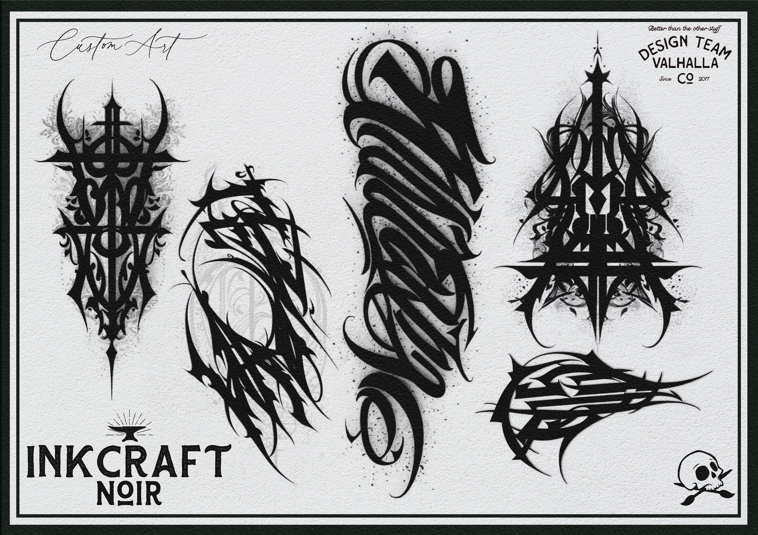 InkCraft Noir vol.2 - creative calligraphy artist
