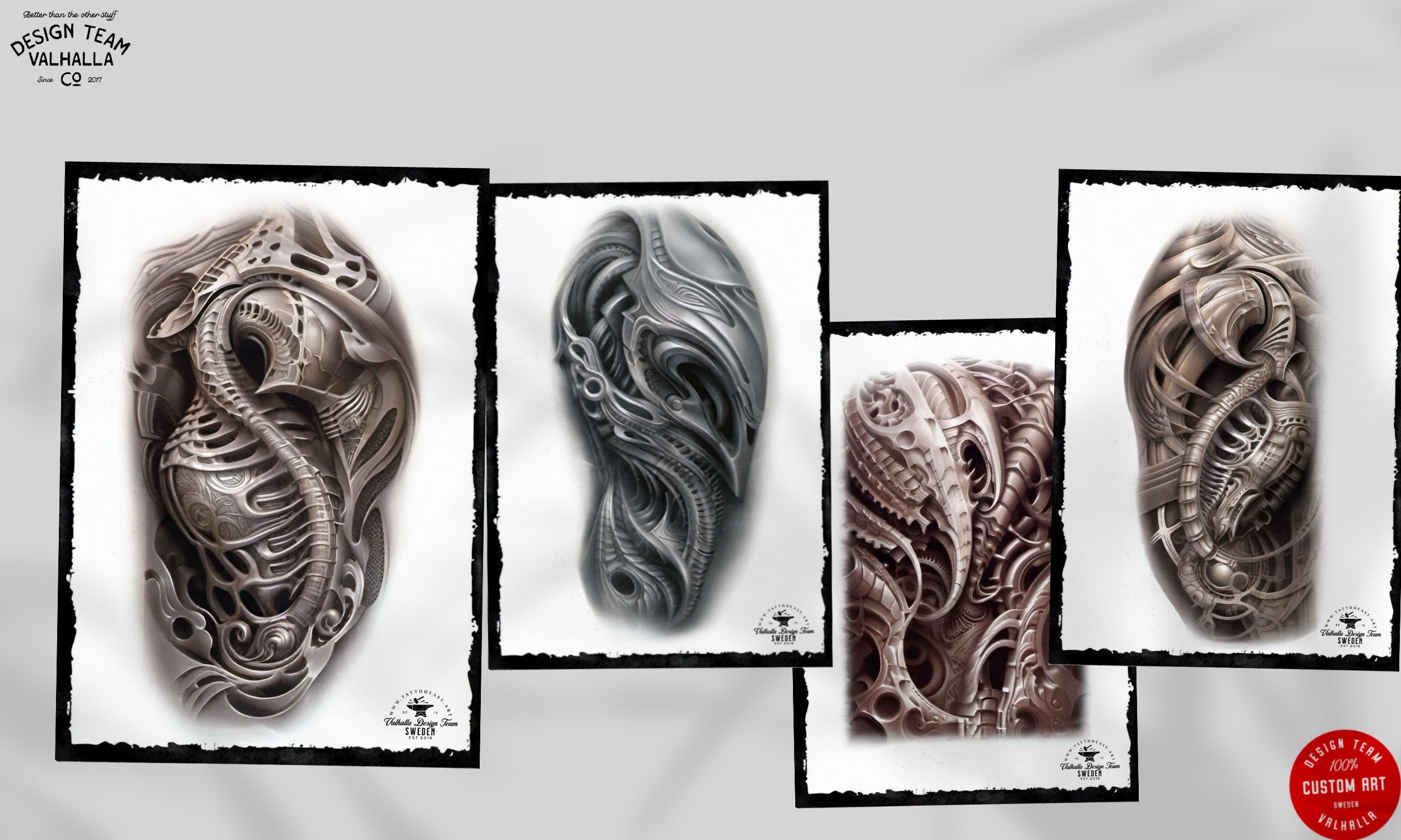 Tattoo E-Books collection (Pdf) Biomech Tattoo Sleeves, 54 unique designs