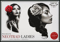 Neo-Traditional Ladies Vol.3 ~ 160+ designs! Anatomy, templates, references & inspiration for Procreate