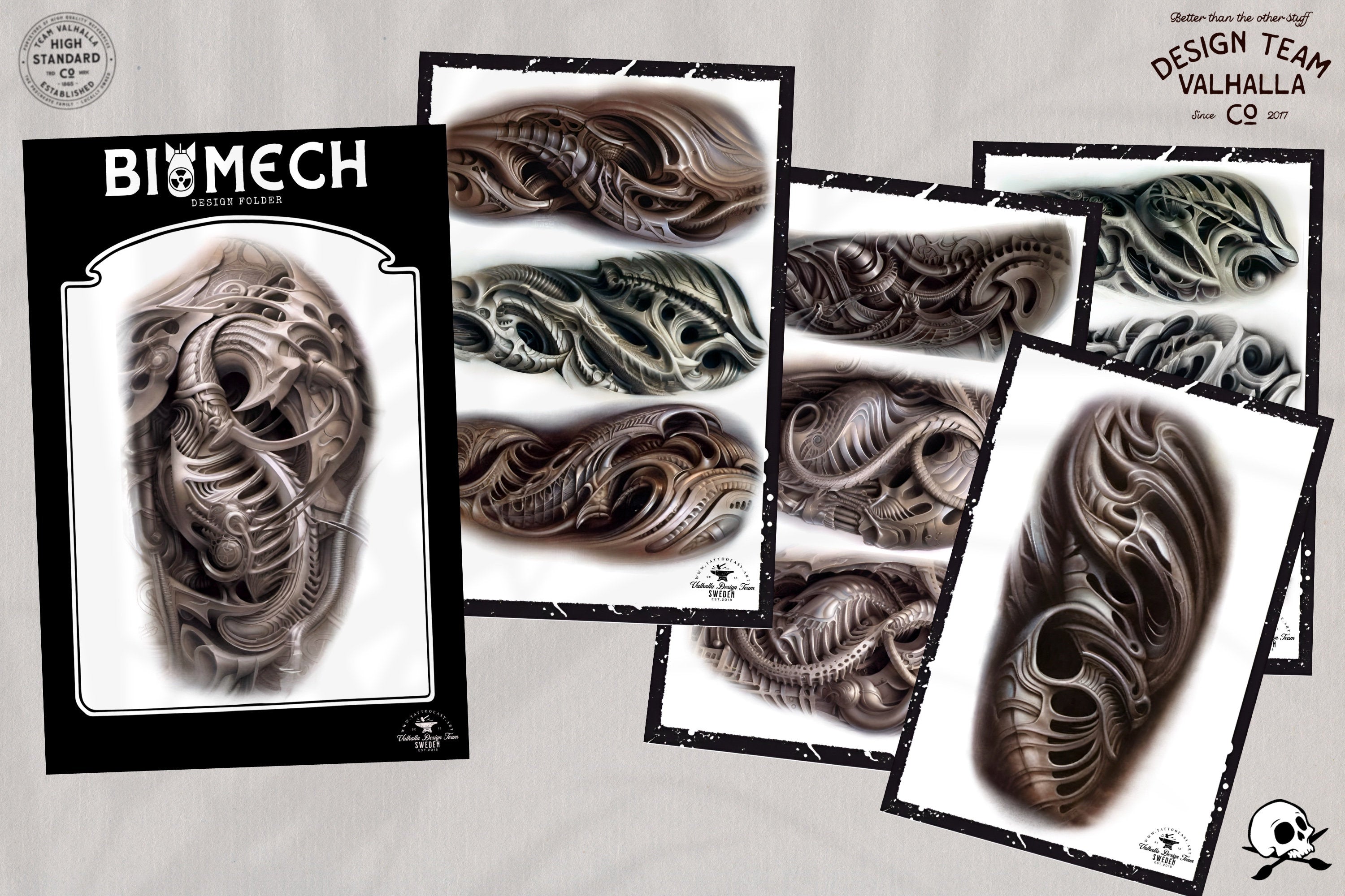 Biomech vol.2 designs & brushes, 100% custom art, 150+ designs and extras!