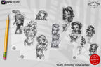 Pinup Tattoo E-Books, Cartoon Art References (PDF)