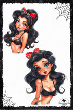 Pinup Sketches - Procreate | 130+ ladies + pdf ( digital download ) Tattoo Flash Art