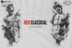 Neo classical, custom fine art tattoo references, pdf & 100 procreate stamp brushes
