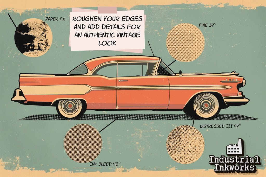 Industrial Ink Procreate Brushes: Vintage Grunge Textures (Digital Download)