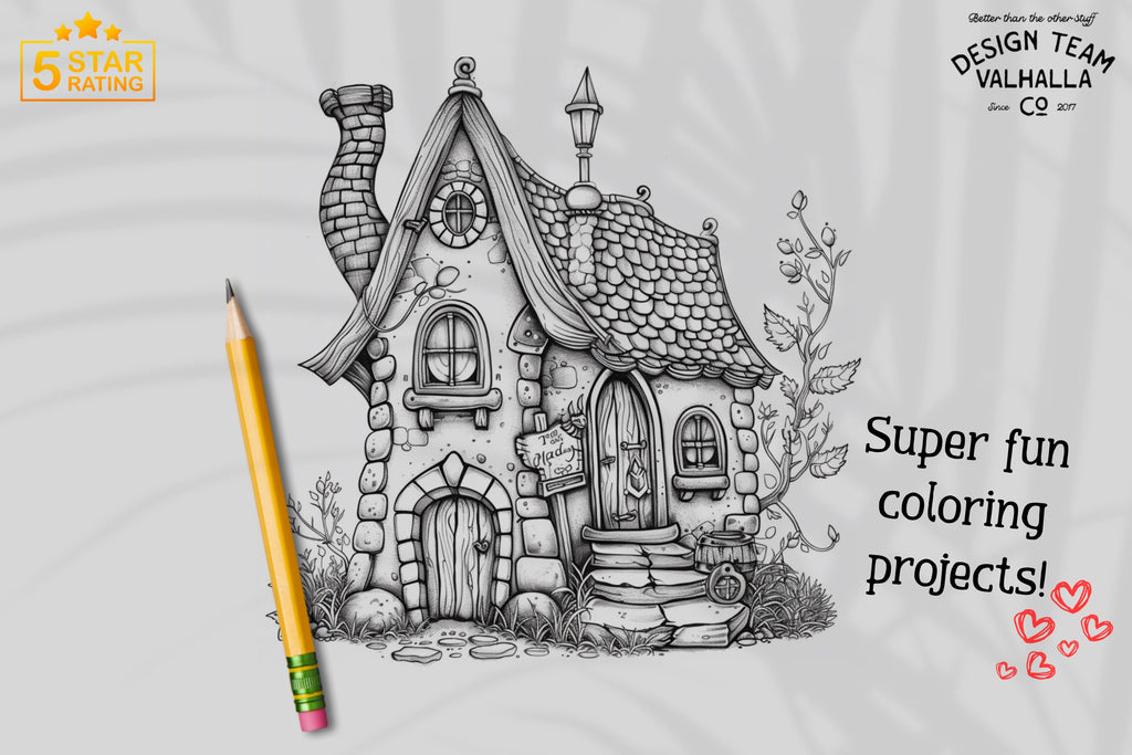 200+ Fairy House Procreate Brushes: Unique Coloring Designs