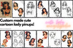 Pinup Tattoo E-Books, Cartoon Art References (PDF)