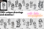 Pinup Tattoo E-Books, Cartoon Art References (PDF)