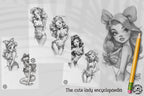 Pinup Tattoo E-Books, Cartoon Art References (PDF)