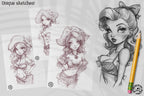 Pinup Tattoo E-Books, Cartoon Art References (PDF)