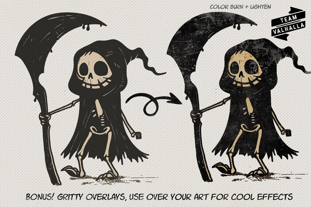 Gritty Goache brush bundle, custom brushes for Procreate