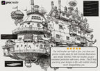 Vintage ink bundle, custom brushes for Procreate